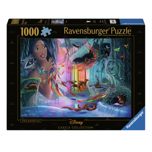 Ravensburger Pussel: Disney Castle Pocahontas 1000 Bitar i gruppen PUSSEL / 1000 bitar hos Spelexperten (12001344)