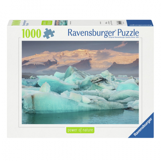 Ravensburger Pussel: Jökulsarlon Iceland 1000 Bitar i gruppen PUSSEL / 1000 bitar hos Spelexperten (12001394)