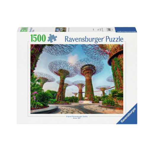 Ravensburger Pussel: Garden By The Bay At Singapore 1500 Bitar i gruppen PUSSEL / Ravensburger hos Spelexperten (12001396)