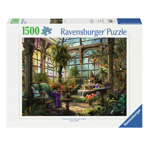 Ravensburger Pussel: The Greenhouse 1500 Bitar i gruppen PUSSEL / 1500 bitar hos Spelexperten (12001397)