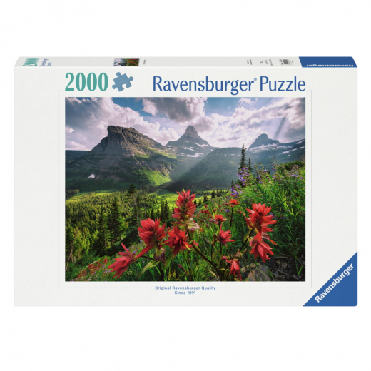 Ravensburger Pussel: Pristine Mountains 2000 Bitar i gruppen PUSSEL / 2000 bitar > hos Spelexperten (12001415)