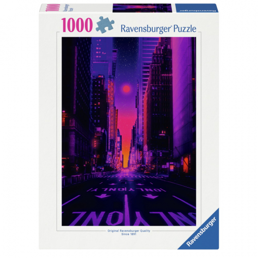 Ravensburger Pussel: New York In Neon 1000 Bitar i gruppen PUSSEL / 1000 bitar hos Spelexperten (12001436)