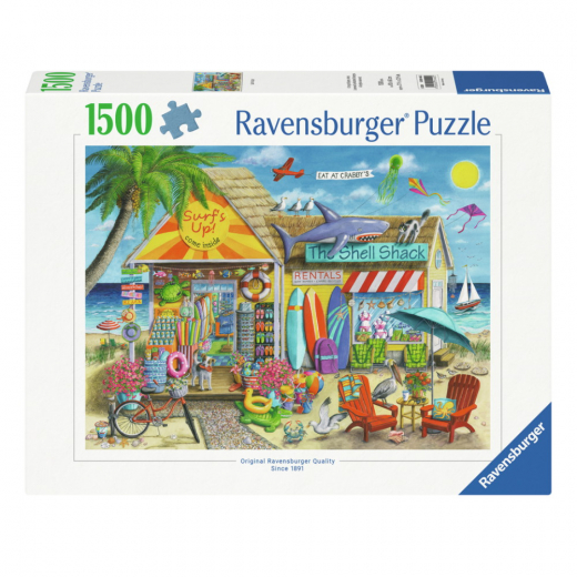 Ravensburger Pussel: Surf's Up 1500 Bitar i gruppen PUSSEL / 1500 bitar hos Spelexperten (12001449)