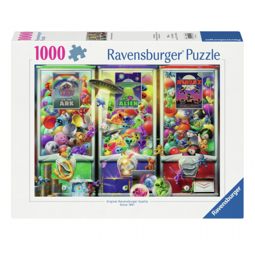 Ravensburger Pussel: Animals, Aliens & Ninjas 1000 Bitar i gruppen PUSSEL / 1000 bitar hos Spelexperten (12001482)