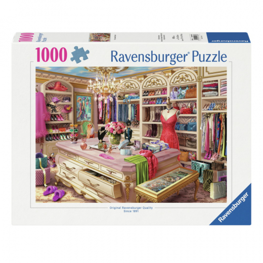 Ravensburger Pussel: The Coveted Closet 1000 Bitar i gruppen PUSSEL / 1000 bitar hos Spelexperten (12001483)