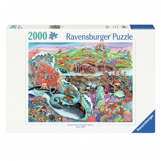 Ravensburger Pussel: Thalassic Tale 2000 Bitar i gruppen PUSSEL / 2000 bitar > hos Spelexperten (12001484)