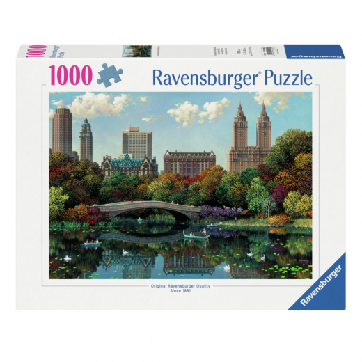 Ravensburger Pussel: NY Central Park, Bow Bridge 1000 Bitar i gruppen PUSSEL / 1000 bitar hos Spelexperten (12001485)