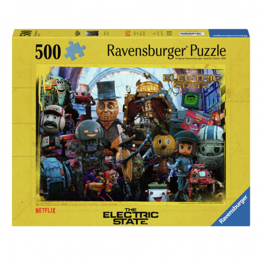 Ravensburger Pussel: The Electric State 500 Bitar i gruppen PUSSEL / < 750 bitar hos Spelexperten (12001491)