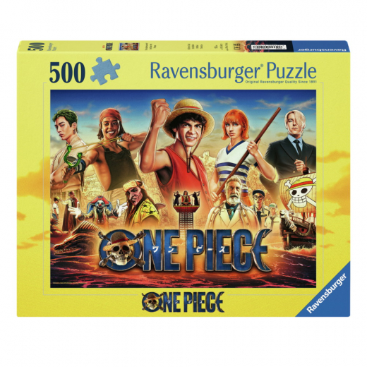 Ravensburger Pussel: The Adventures of the Straw Hat Pirates 500 Bitar i gruppen PUSSEL / < 750 bitar hos Spelexperten (12001499)