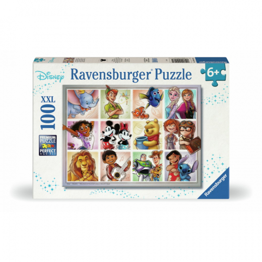 Ravensburger Pussel: Disney Multicharacter 100 XXL Bitar i gruppen PUSSEL / Barnpussel hos Spelexperten (12004118)