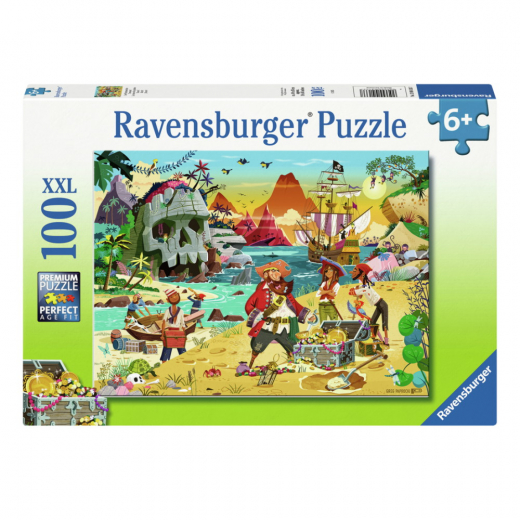 Ravensburger Pussel: Treasure 100 XXL Bitar i gruppen PUSSEL / Barnpussel hos Spelexperten (12004133)