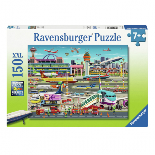 Ravensburger Pussel: Airport Central 150 XXL Bitar i gruppen PUSSEL / Barnpussel hos Spelexperten (12004134)