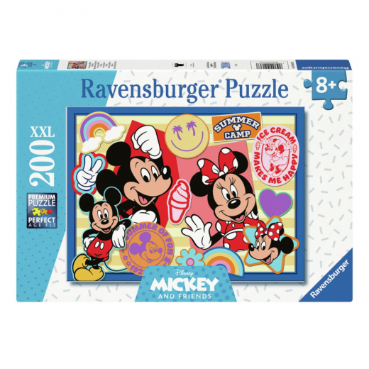 Ravensburger Pussel: Musse och Mimmis Bilresa 200 XXL Bitar i gruppen PUSSEL / Barnpussel hos Spelexperten (12004136)