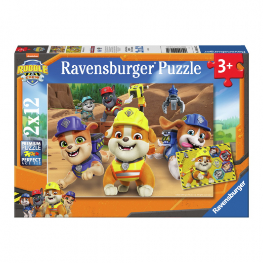 Ravensburger Pussel: Rubble & Crew Team in Action! 2x12 Bitar i gruppen PUSSEL / Barnpussel hos Spelexperten (12004167)