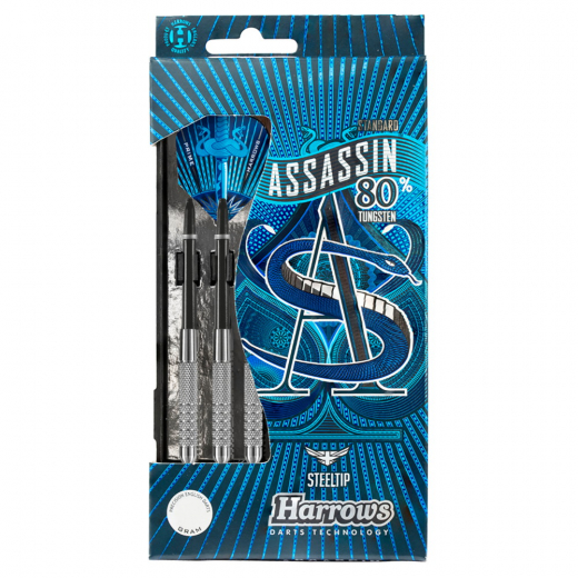 Harrows Darts Steel Assassin 80% 23 g i gruppen SPELBORD / Dart / Pilar / Steeltip hos Spelexperten (123-4020-23g)