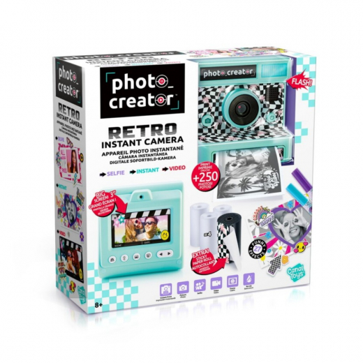 Photo Creator Retro Instant Kamera i gruppen LEKSAKER / Roliga prylar hos Spelexperten (12319-PC)