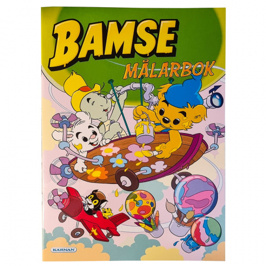 Målarbok - Bamse i gruppen LEKSAKER / Skapa & måla hos Spelexperten (132206)