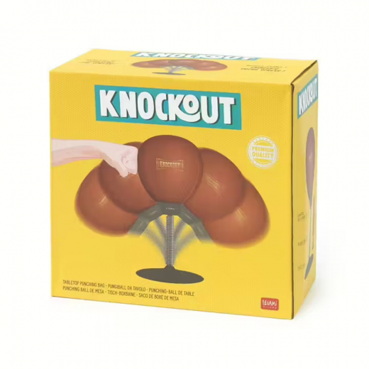 Knockout, liten box-boll med sugkopp i gruppen LEKSAKER / Roliga prylar hos Spelexperten (144032)