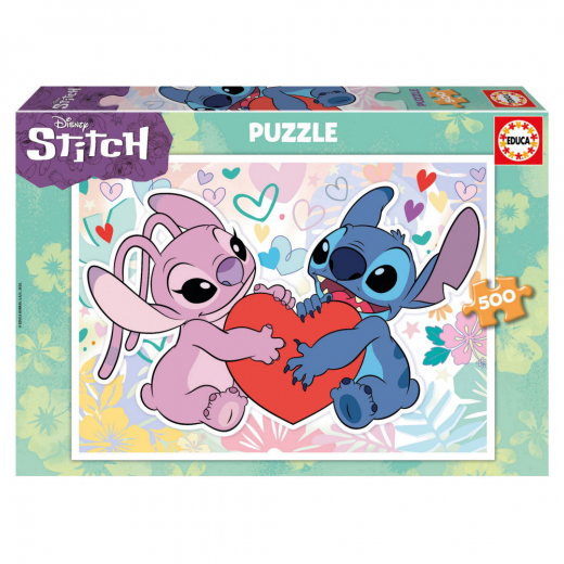 Educa Pussel: Disney Stitch 500 Bitar i gruppen PUSSEL / < 750 bitar hos Spelexperten (19911)