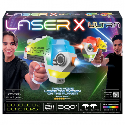 Laser X Ultra Double Blasters i gruppen LEKSAKER / Actionlek / Laser X hos Spelexperten (20334)