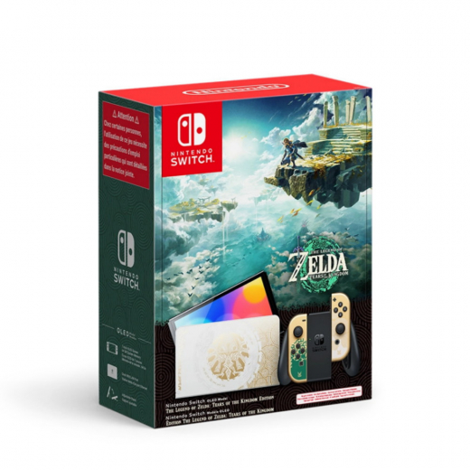 Nintendo Switch - OLED Model The Legend of Zelda: TotK Edition i gruppen  hos Spelexperten (210305)