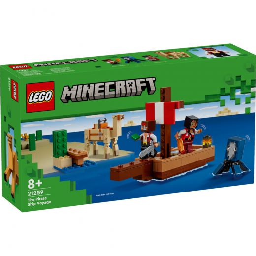 LEGO Minecraft - Piratskeppsresan i gruppen LEKSAKER / LEGO / LEGO Minecraft hos Spelexperten (21259)