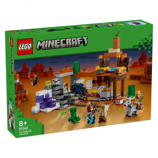 LEGO Minecraft - Gruvschaktet i stenöknen i gruppen LEKSAKER / LEGO / LEGO Minecraft hos Spelexperten (21263)