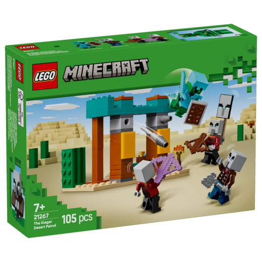 LEGO Minecraft - Fybornas ökenpatrull i gruppen LEKSAKER / LEGO / LEGO Minecraft hos Spelexperten (21267)