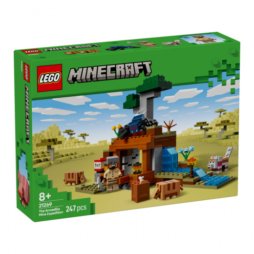 LEGO Minecraft - Expeditionen till bältdjursgruvan i gruppen LEKSAKER / LEGO / LEGO Minecraft hos Spelexperten (21269)