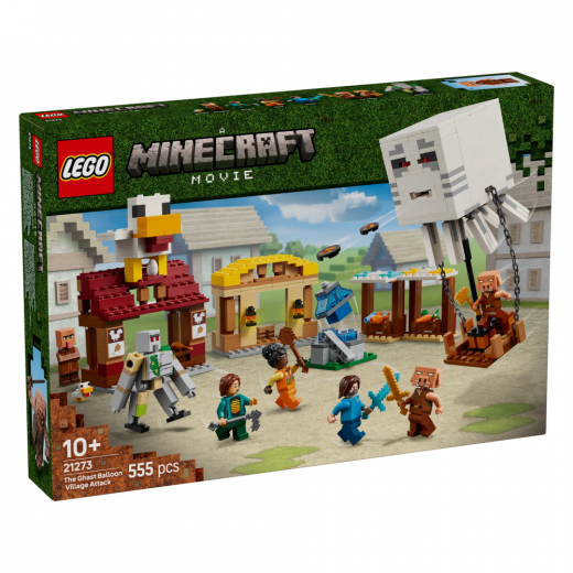 LEGO Minecraft - Byanfall med gastballong i gruppen LEKSAKER / LEGO / LEGO Minecraft hos Spelexperten (21273)