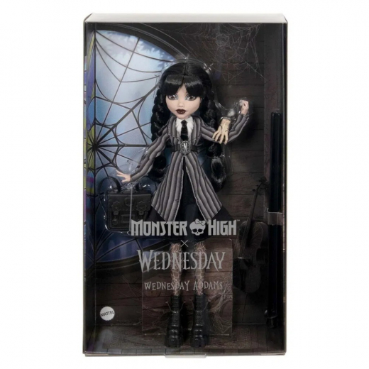 Monster High - Wednesday i gruppen LEKSAKER / Figurer och lekset / Monster High hos Spelexperten (218-2459)