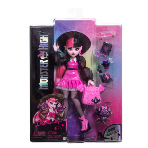 Monster High - Draculaura 2024 i gruppen LEKSAKER / Figurer och lekset / Monster High hos Spelexperten (218-2462)