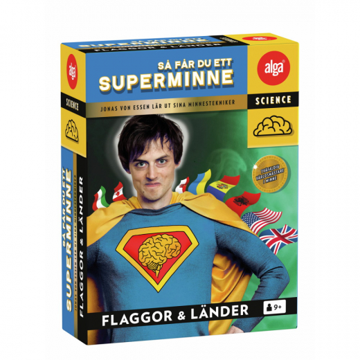 Superminne Flaggor & länder i gruppen SÄLLSKAPSSPEL / Knep & knåp hos Spelexperten (21978109)