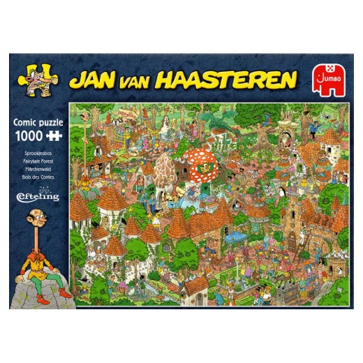 Jan van Haasteren Pussel: Fairytale Forest 1000 Bitar i gruppen PUSSEL / 1000 bitar hos Spelexperten (22-20045)