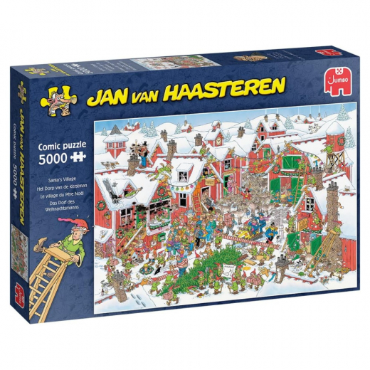 Jan van Haasteren Pussel - Santa's Village 5000 Bitar i gruppen PUSSEL / Jan van Haasteren hos Spelexperten (22-20076)