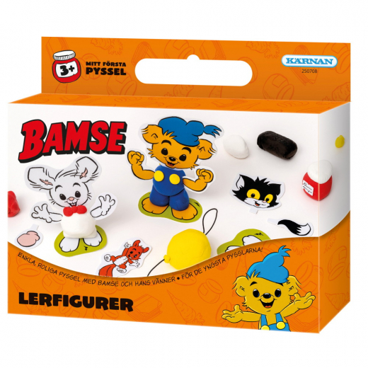 Bamse - Skapa lerfigurer i gruppen LEKSAKER / Skapa & måla hos Spelexperten (250708)