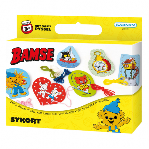 Bamse - Sykort i gruppen LEKSAKER / Skapa & måla hos Spelexperten (250709)