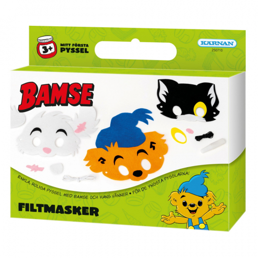 Bamse - Filtmasker  i gruppen LEKSAKER / Skapa & måla hos Spelexperten (250710)