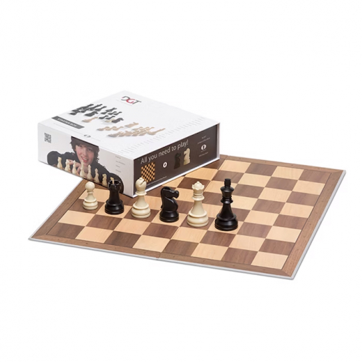 DGT Chess Set Starter Box Grey i gruppen SÄLLSKAPSSPEL / Schack hos Spelexperten (26508)