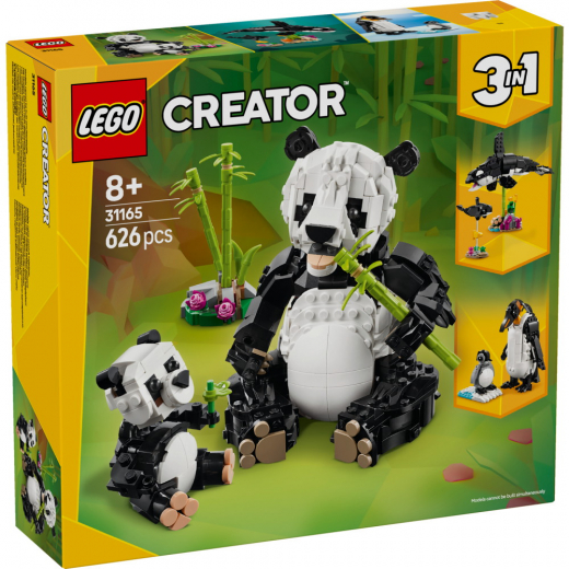 LEGO Creator - Vilda djur pandafamilj i gruppen LEKSAKER / LEGO / LEGO Creator hos Spelexperten (31165)