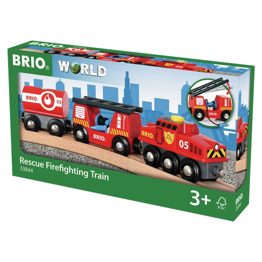 Brio - Räddningståg i gruppen LEKSAKER / BRIO trätåg / Tågset hos Spelexperten (33844)