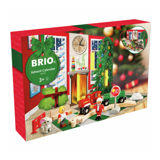 BRIO Adventskalender med tågtillbehör i gruppen Varumärken / Adventskalendrar hos Spelexperten (36100)