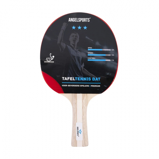 Angel Sports 3-star bordtennisracket i gruppen SPELBORD / Bordtennis / Racket hos Spelexperten (40203)