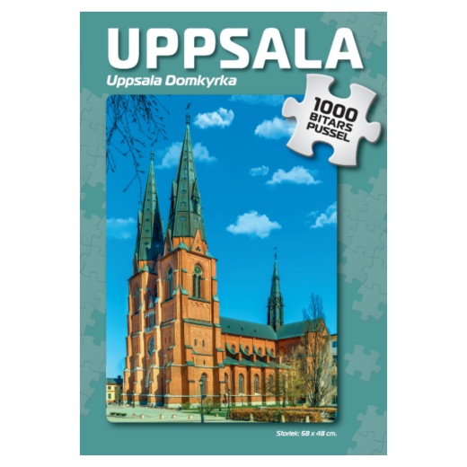 Svenska Pussel: Uppsala Domkyrkan 1000 Bitar i gruppen PUSSEL / 1000 bitar hos Spelexperten (4074)