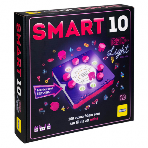 Smart 10 Red-Light Edition (Swe) i gruppen SÄLLSKAPSSPEL / Spelserier / Smart 10 hos Spelexperten (40860514)