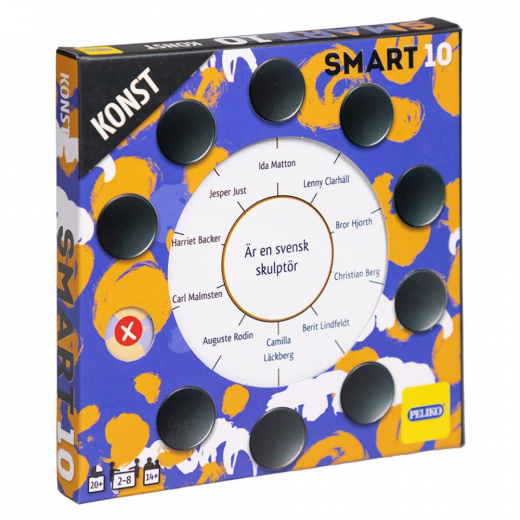 Smart 10: Frågekort Konst (Exp.) i gruppen SÄLLSKAPSSPEL / Spelserier / Smart 10 hos Spelexperten (40860515)