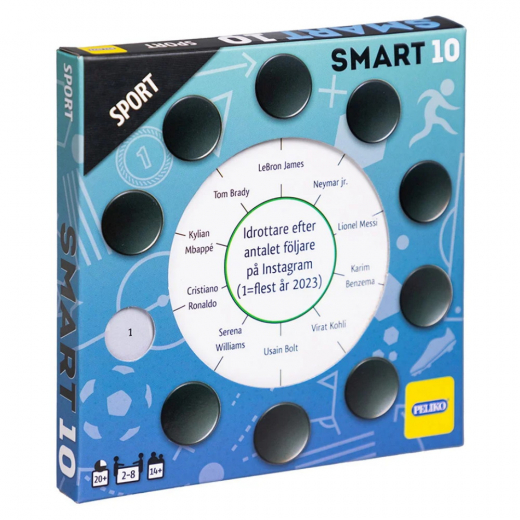 Smart 10: Frågekort Sport (Exp.) i gruppen SÄLLSKAPSSPEL / Spelserier / Smart 10 hos Spelexperten (40860517)