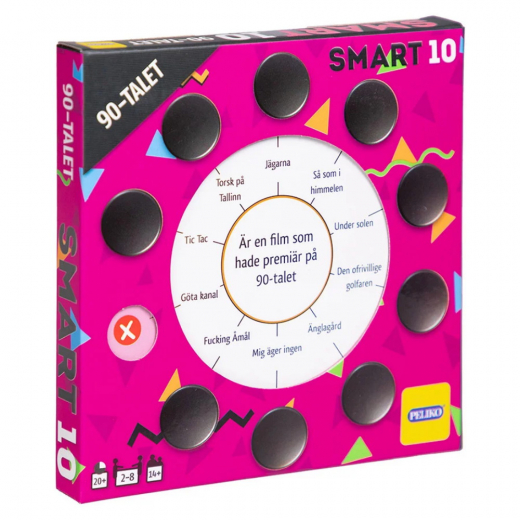 Smart 10: Frågekort 90-talet (Exp.) i gruppen SÄLLSKAPSSPEL / Spelserier / Smart 10 hos Spelexperten (40860518)