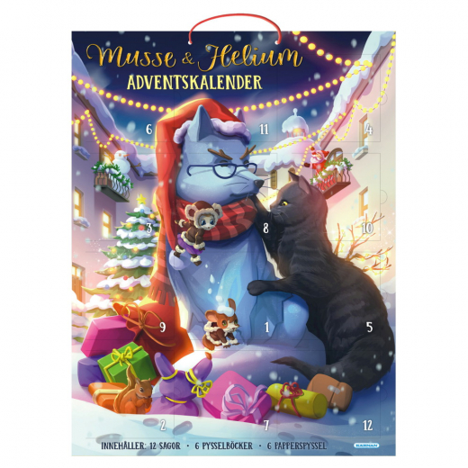 Adventskalender - Musse & Helium i gruppen LEKSAKER / Barnböcker / Musse & Helium hos Spelexperten (410083)