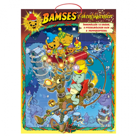 Bamses Adventskalender i gruppen LEKSAKER / Barnböcker / Bamse hos Spelexperten (410092)